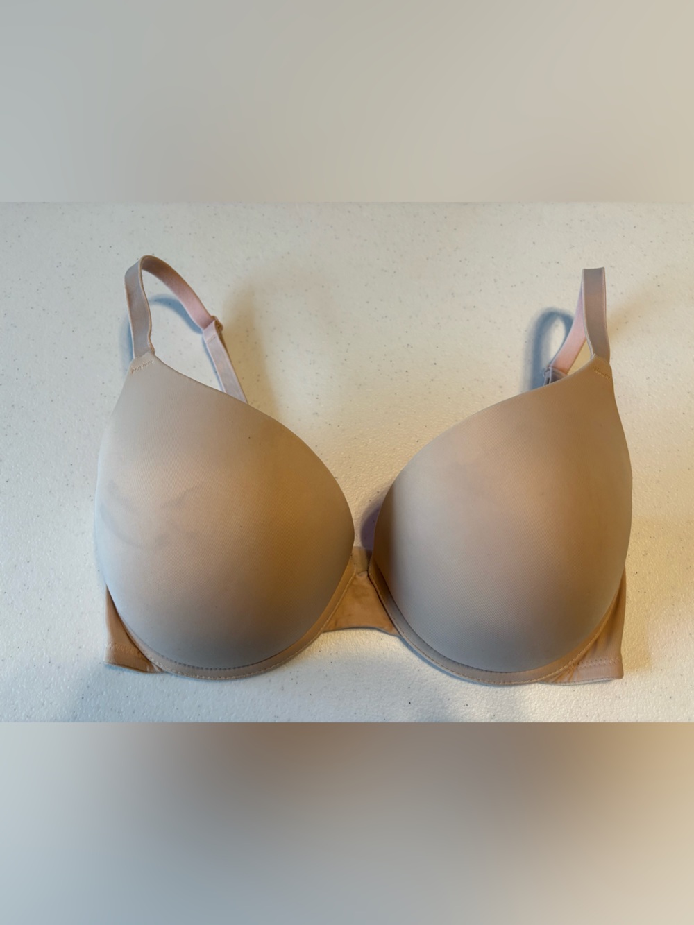 Pink victoria’s Secret nude 32DD push-up bra